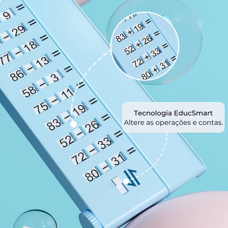 Tablet Matemático - Todas Operações (Acompanha Estojo + Caneta + Brinde)