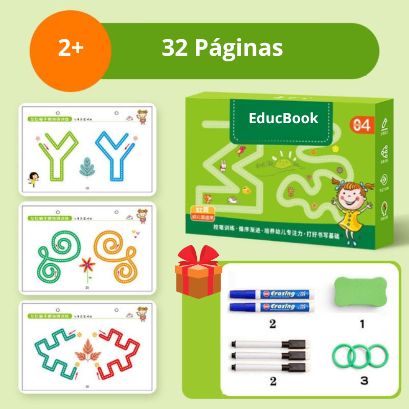 Caderno de Traço e Desenho Infantil - EducBook