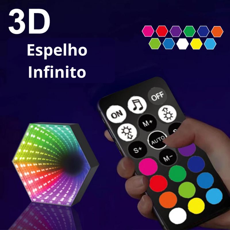 Espelho Infinito 3D