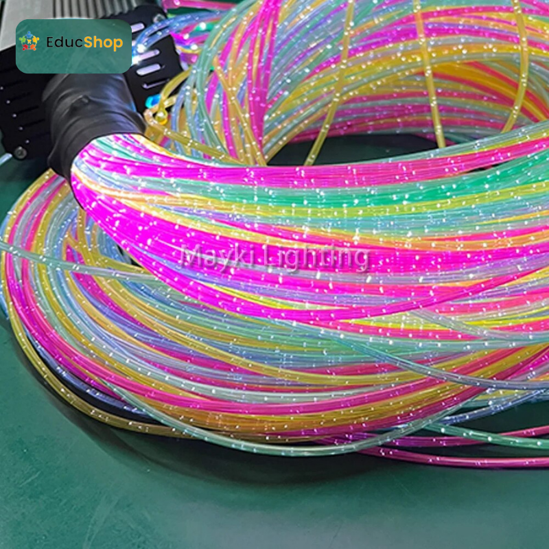 Fibra Óptica Sensorial de 2 Metros: Estimulação Visual e Tátil para Todos