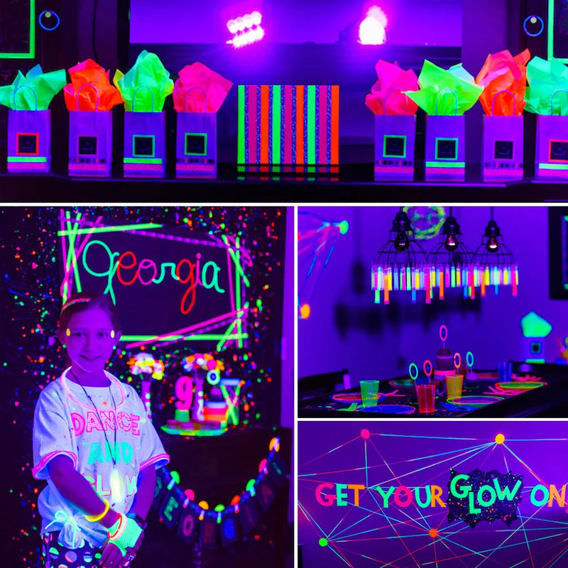 Fitas UV Fluorescentes (6 Unidades)