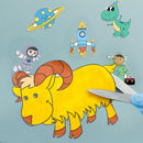 Brinquedo Pedagógico - Rolo de Desenho EducKids